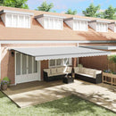 vidaXL Napernyő tartalmaz Antracit 6 × 3,5 m Fém