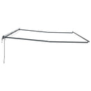 vidaXL Napernyő tartalmaz Antracit 6 × 3,5 m Fém