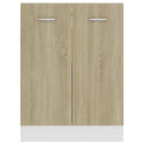 vidaXL “Lyon” sonoma tölgy színű szerelt fa alsószekrény