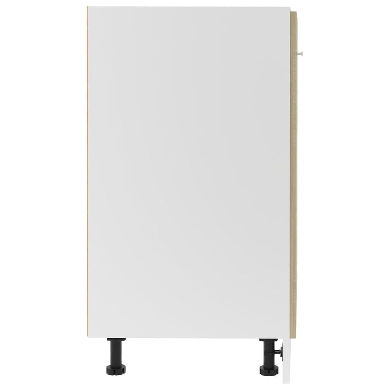 vidaXL “Lyon” sonoma tölgy színű szerelt fa alsószekrény