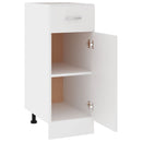 vidaXL “Lyon” fehér szerelt fa fiókos alsószekrény 30 x 46 x 81,5 cm