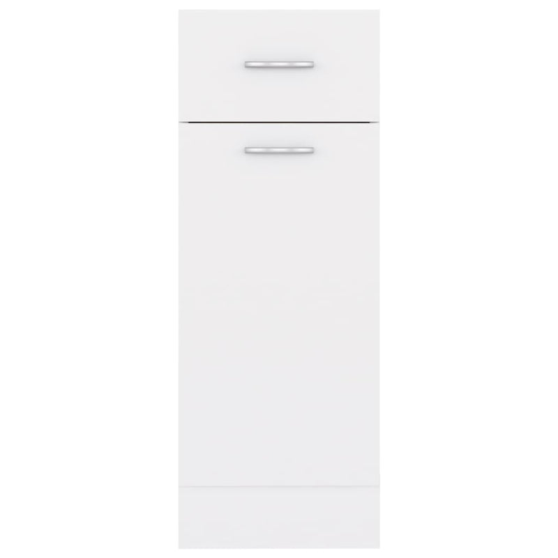 vidaXL “Lyon” fehér szerelt fa fiókos alsószekrény 30 x 46 x 81,5 cm