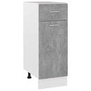 vidaXL “Lyon” betonszürke forgácslap fiókos alsószekrény