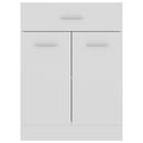 vidaXL fehér szerelt fa fiókos alsószekrény 60 x 46 x 81,5 cm