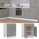 vidaXL betonszürke szerelt fa fiókos alsószekrény 60 x 46 x 81,5 cm