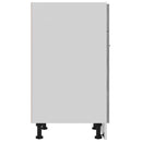 vidaXL betonszürke szerelt fa fiókos alsószekrény 60 x 46 x 81,5 cm