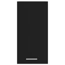 vidaXL “Lyon” fekete szerelt fa függő szekrény 29,5 x 31 x 60 cm