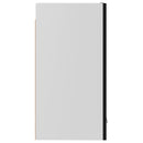 vidaXL “Lyon” magasfényű fekete szerelt fa függő szekrény