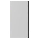 vidaXL “Lyon” magasfényű szürke szerelt fa függő szekrény