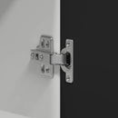 vidaXL “Lyon” fekete szerelt fa függő szekrény 60 x 31 x 60 cm