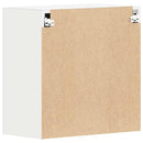 vidaXL “Lyon” magasfényű fehér szerelt fa függő szekrény