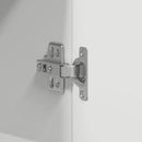 vidaXL “Lyon” magasfényű fehér szerelt fa függő szekrény