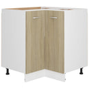 vidaXL “Lyon” sonoma színű szerelt fa alsó sarokszekrény