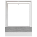 vidaXL “Riga” betonszürke szerelt fa sütőszekrény 60 x 46 x 81,5 cm