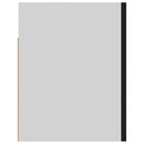 vidaXL fekete szerelt fa függő szekrény 60 x 31 x 40 cm