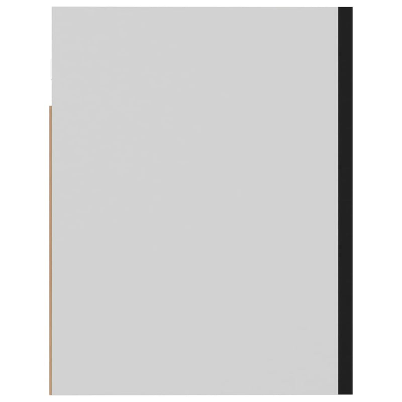 vidaXL fekete szerelt fa függő szekrény 60 x 31 x 40 cm