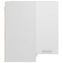 vidaXL fehér szerelt fa függő sarokszekrény 57 x 57 x 60 cm