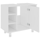 vidaXL fehér szerelt fa fürdőszobaszekrény 60 x 32 x 53,5 cm