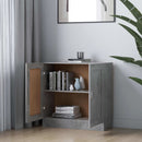 vidaXL betonszürke szerelt fa könyvszekrény 82,5 x 30,5 x 80 cm