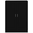 vidaXL fekete szerelt fa könyvszekrény 82,5 x 30,5 x 115 cm