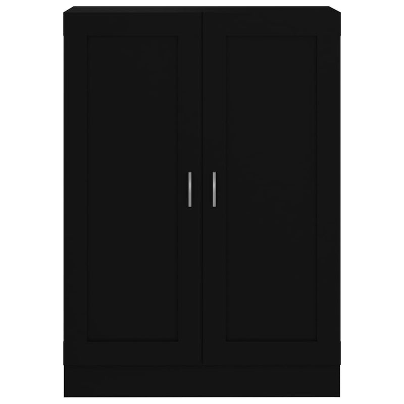 vidaXL fekete szerelt fa könyvszekrény 82,5 x 30,5 x 115 cm