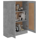 vidaXL betonszürke szerelt fa könyvszekrény 82,5 x 30,5 x 115 cm