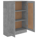 vidaXL betonszürke szerelt fa könyvszekrény 82,5 x 30,5 x 115 cm