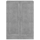 vidaXL betonszürke szerelt fa könyvszekrény 82,5 x 30,5 x 115 cm