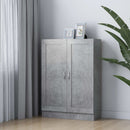 vidaXL betonszürke szerelt fa könyvszekrény 82,5 x 30,5 x 115 cm
