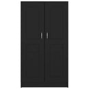vidaXL fekete szerelt fa könyvszekrény 82,5 x 30,5 x 150 cm
