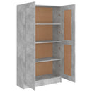 vidaXL betonszürke szerelt fa könyvszekrény 82,5 x 30,5 x 150 cm