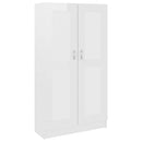 vidaXL magasfényű fehér szerelt fa könyvszekrény 82,5 x 30,5 x 150 cm