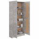 vidaXL betonszürke szerelt fa könyvszekrény 82,5 x 30,5 x 185,5 cm