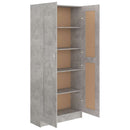 vidaXL betonszürke szerelt fa könyvszekrény 82,5 x 30,5 x 185,5 cm