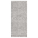 vidaXL betonszürke szerelt fa könyvszekrény 82,5 x 30,5 x 185,5 cm