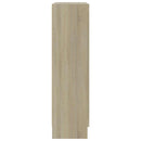 vidaXL sonoma tölgy színű szerelt fa vitrinszekrény 82,5x30,5x115 cm