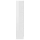vidaXL magasfényű fehér szerelt fa vitrinszekrény 82,5 x 30,5 x 150 cm