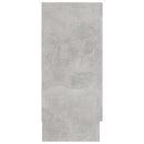 vidaXL betonszürke szerelt fa tálalószekrény 120 x 30,5 x 70 cm
