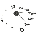 vidaXL fekete modern 3D falióra 100 cm XXL