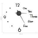 vidaXL fekete modern 3D falióra 100 cm XXL