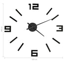 vidaXL fekete modern 3D falióra 100 cm XXL