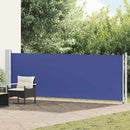 vidaXL kék kihúzható oldalsó terasznapellenző 140 x 600 cm