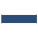 vidaXL kék behúzható oldalsó terasz-napellenző 600 x 160 cm