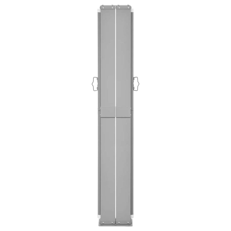 vidaXL fekete kihúzható oldalsó terasz-napellenző 140 x 1200 cm