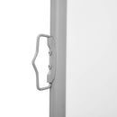 vidaXL krémszínű kihúzható oldalsó terasz-napellenző 140 x 1200 cm