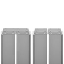 vidaXL krémszínű kihúzható oldalsó terasz-napellenző 140 x 1200 cm