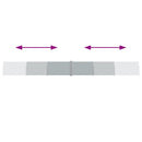 vidaXL antracitszürke kihúzható oldalsó terasz-napellenző 140 x 1200 cm