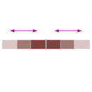 vidaXL barna kihúzható oldalsó terasz-napellenző 140 x 1200 cm