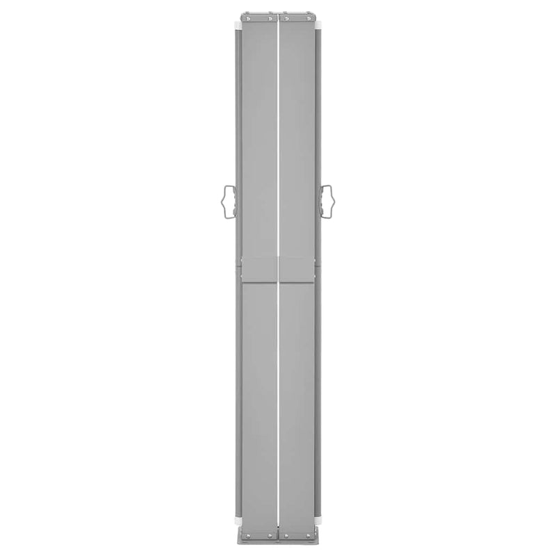 vidaXL piros kihúzható oldalsó terasz-napellenző 140 x 1200 cm