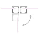 vidaXL krémszínű kihúzható oldalsó terasz-napellenző 170 x 1200 cm